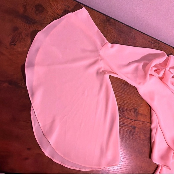 Dance & Marvel Light Pink Flowy Blouse - Picture 4 of 5